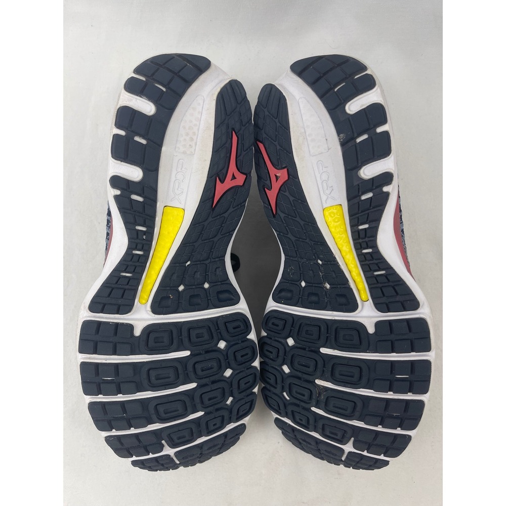 Mizuno Wave Sky WAVEKNIT 3 Women 10 Blue Excellent Running Shoes J1GD195709 - Picture 8 of 12